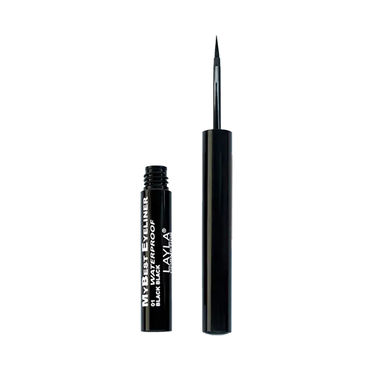 Layla My Best Eyeliner Waterproof Resistente All'Acqua - 2 Varianti Di Colori