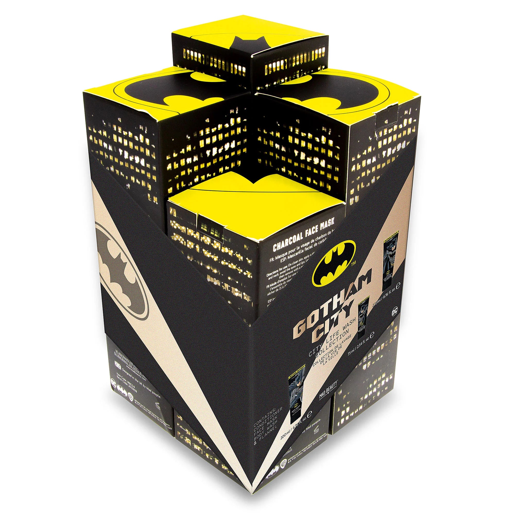 Batman Mad Beauty City Life Wash Collection Gotham City