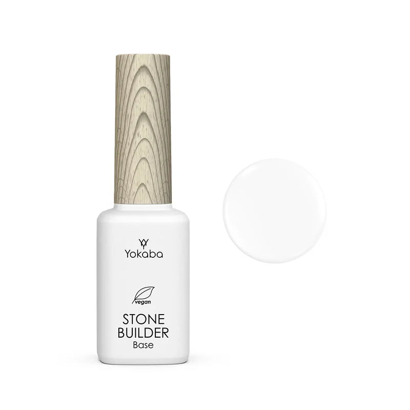 Yokaba STONE BUILDER Base - Base Professionale E Molto Resistente Per Smalto Gel UV/LED 12 ml - Disponibile in 5 Varianti Di Colore