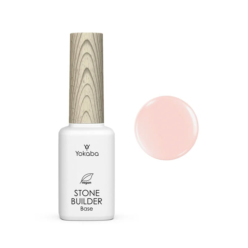 Yokaba STONE BUILDER Base - Base Professionale E Molto Resistente Per Smalto Gel UV/LED 12 ml - Disponibile in 5 Varianti Di Colore