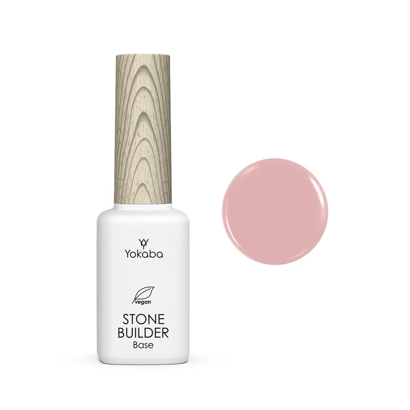 Yokaba STONE BUILDER Base - Base Professionale E Molto Resistente Per Smalto Gel UV/LED 12 ml - Disponibile in 5 Varianti Di Colore