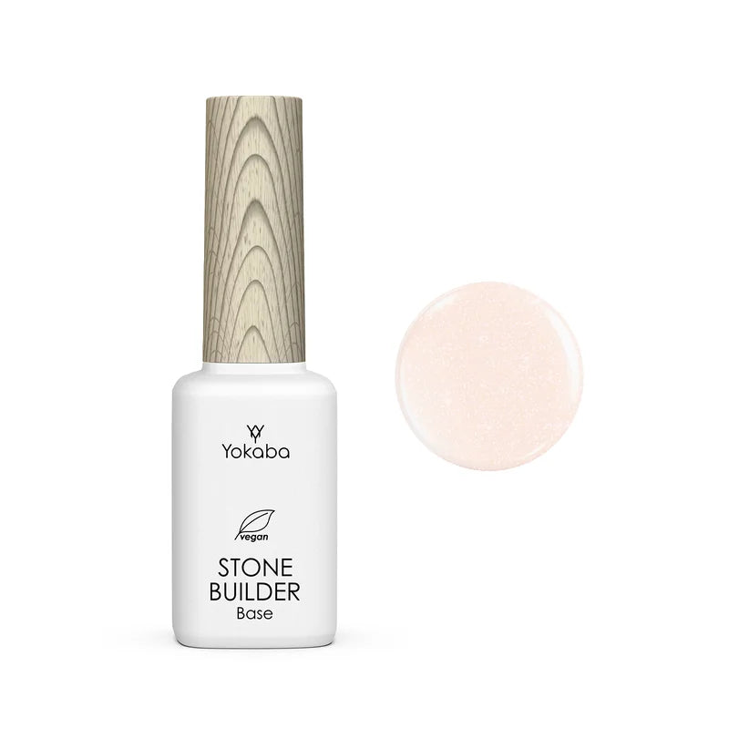 Yokaba STONE BUILDER Base - Base Professionale E Molto Resistente Per Smalto Gel UV/LED 12 ml - Disponibile in 5 Varianti Di Colore