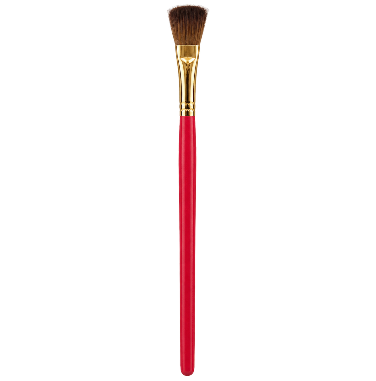 CEM Pennello Trucco Piatto con Manico Rosso N5