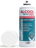 HQS Alcool Spray 70% Nebulizzante Extra Fine Igienizzante - 400 ml