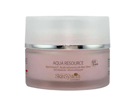 Skin System AQUA RESOURCE Gel Idratante Xpertmoist, Acido Ialuronico & Aloe Vera - 50 ml
