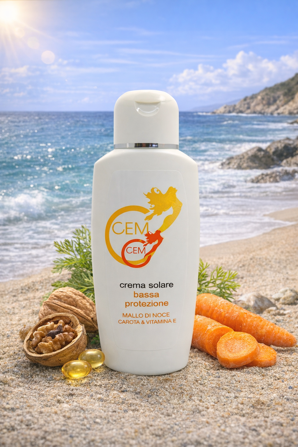 Cem Crema Solare Bassa Protezione - 200 ml