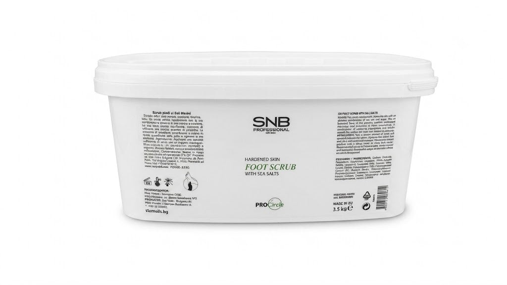 SNB Hardened Skin Foot Scrub Whit Sea Sals Scrub Piedi