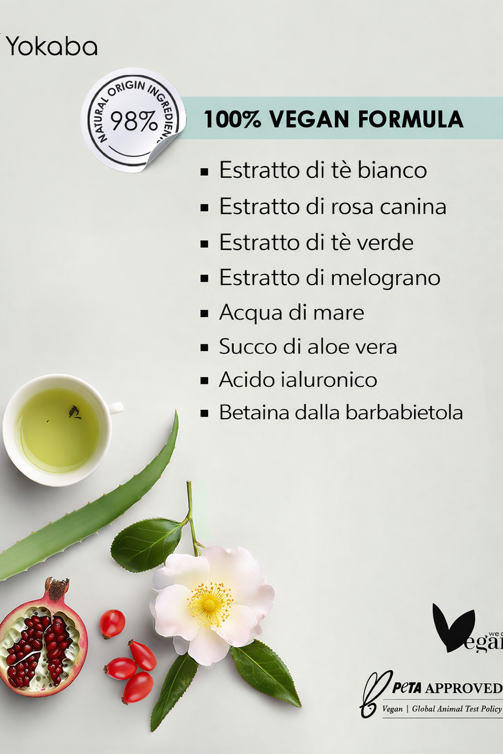 Yokaba White Tea Mist – Nebbia Viso E Corpo Al Tè Bianco 200 ml