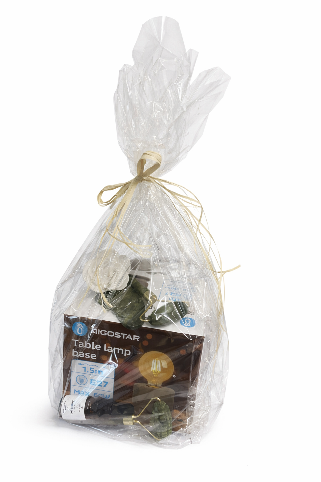 Gift Set Con Prodotti Per La Cura Personale E Base Lampada Da Tavolo