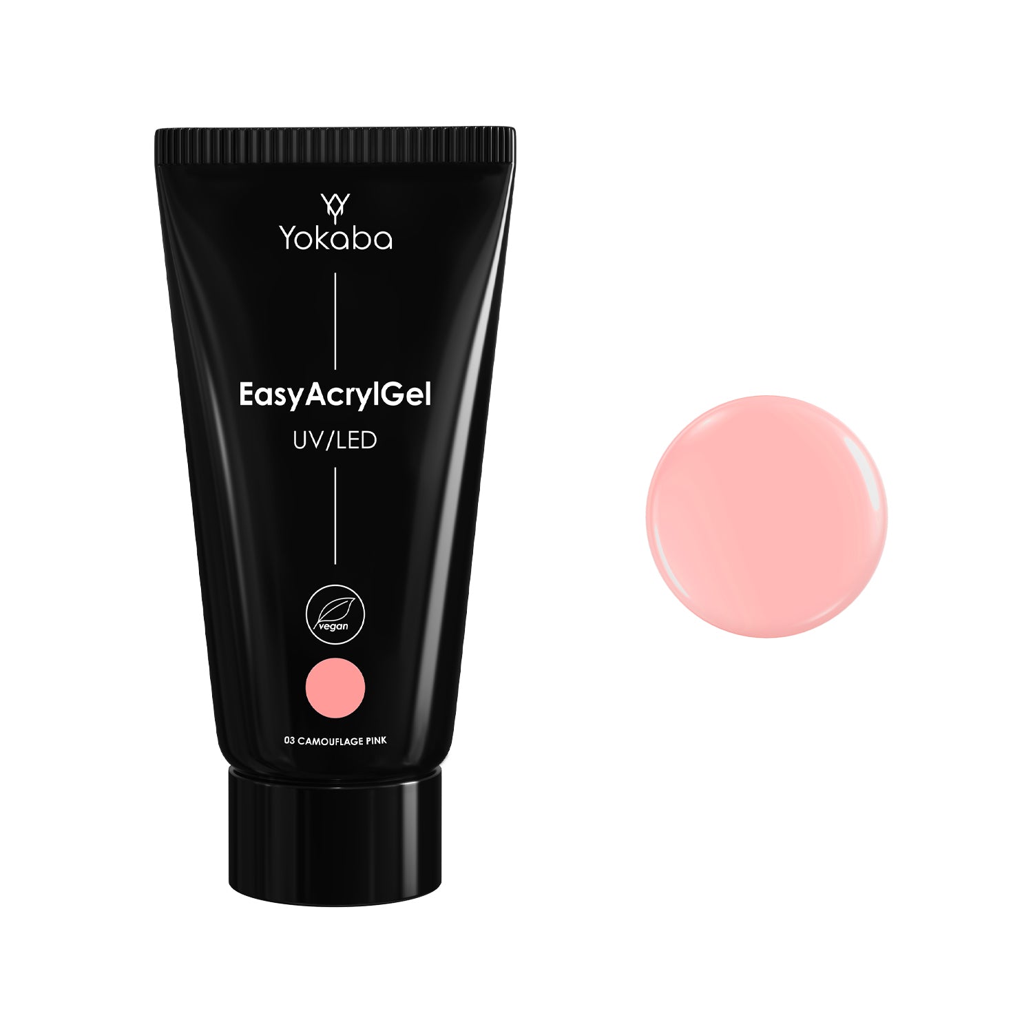 Yokaba Easy Acrylgel UV/LED - Acrygel UV/LED 50 ml - Disponibile in 3 Varianti Di Colori