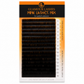 Glamour Lashes Ciuffetti One To One Mink Lashes Mix For Eyelash Extension - Varie Misure