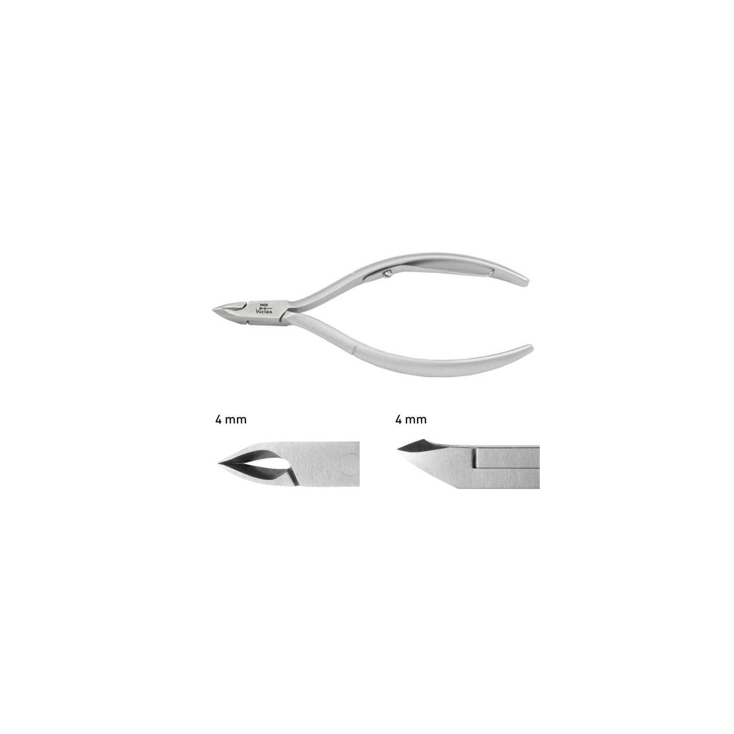 Wictor: Linea WICTOR PROFESSIONAL Tronchese cuticole cm 12 MANICO LUNGO taglio mm 4 cod:205312-4