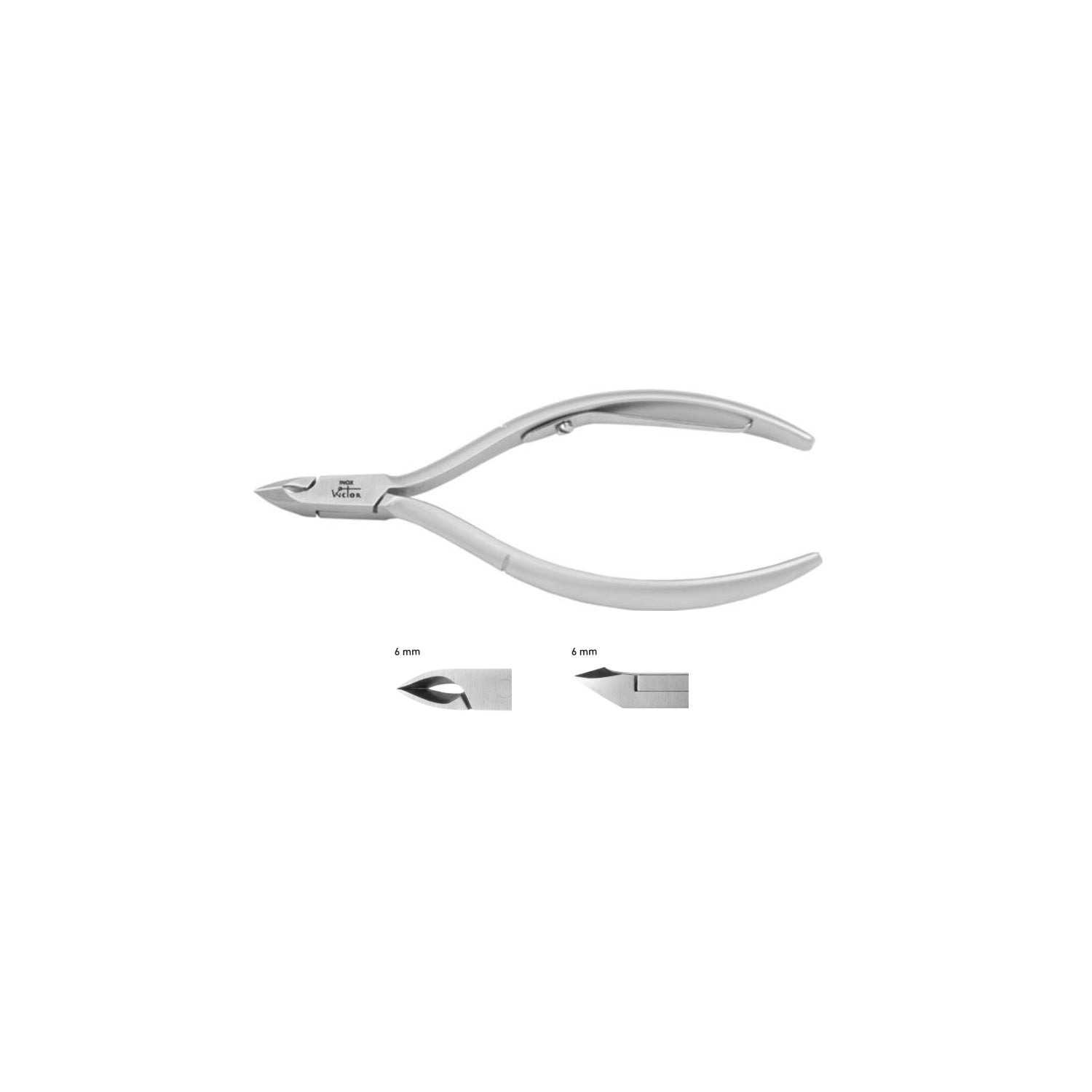 Wictor: Linea WICTOR PROFESSIONAL Tronchese cuticole cm 12 MANICO LUNGO taglio mm 6 cod:205312-6