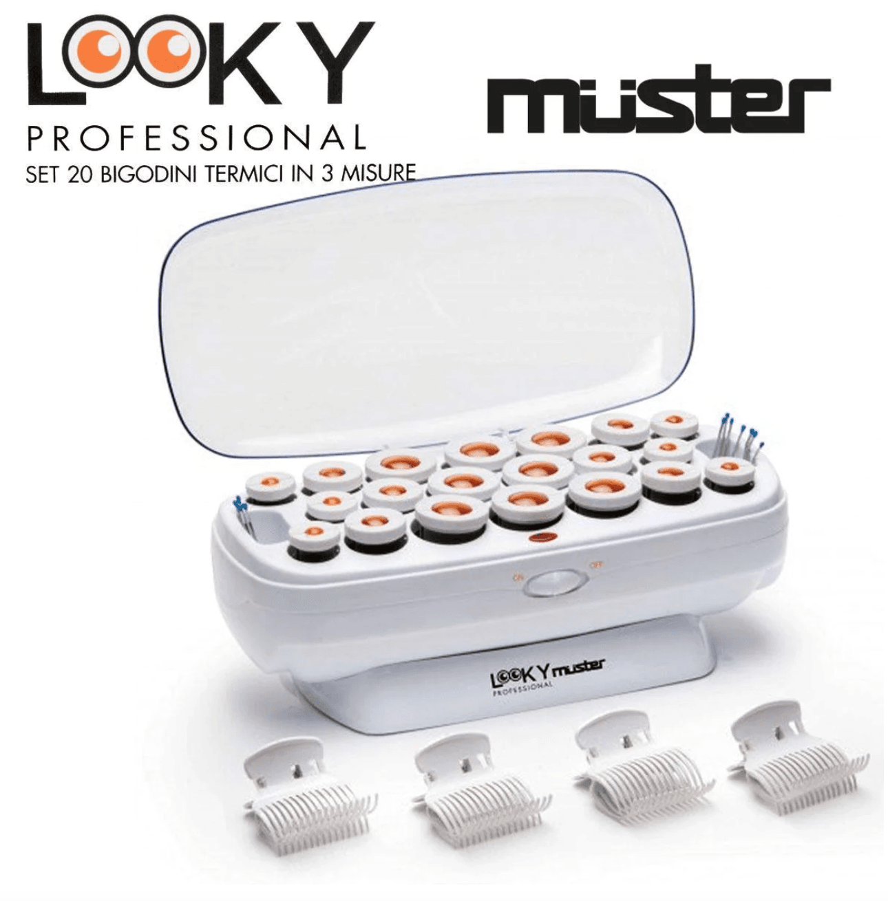 Müster Set 20 Bigodini Riscaldanti "LOOKY"
