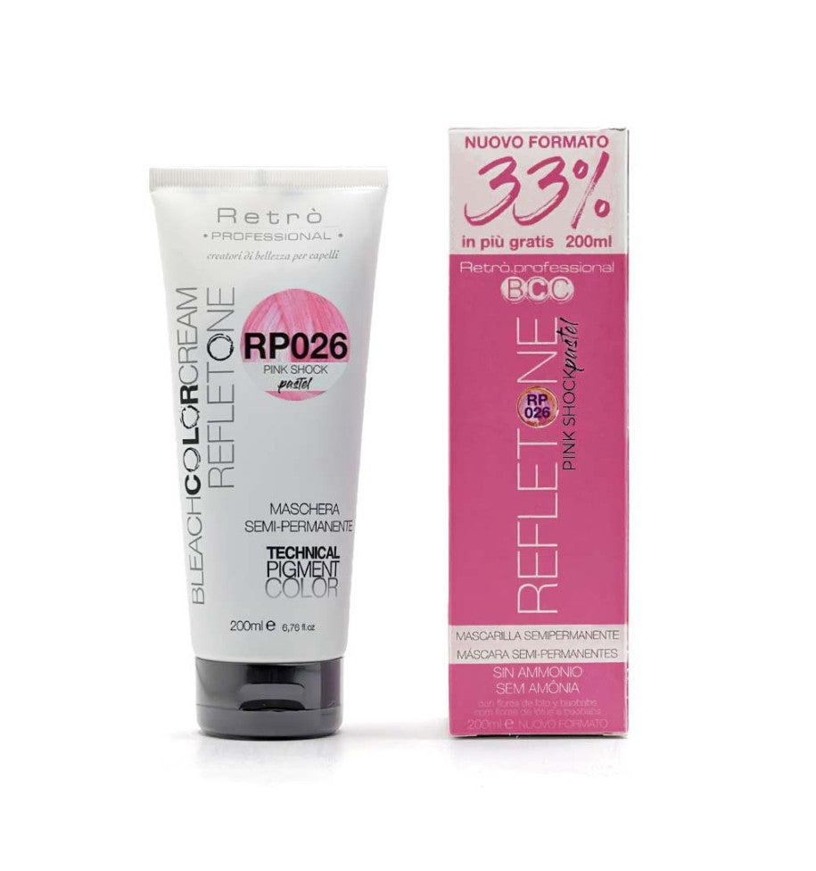 Retrò Professional Refletone Maschera A Pigmento Diretto - 200 ml