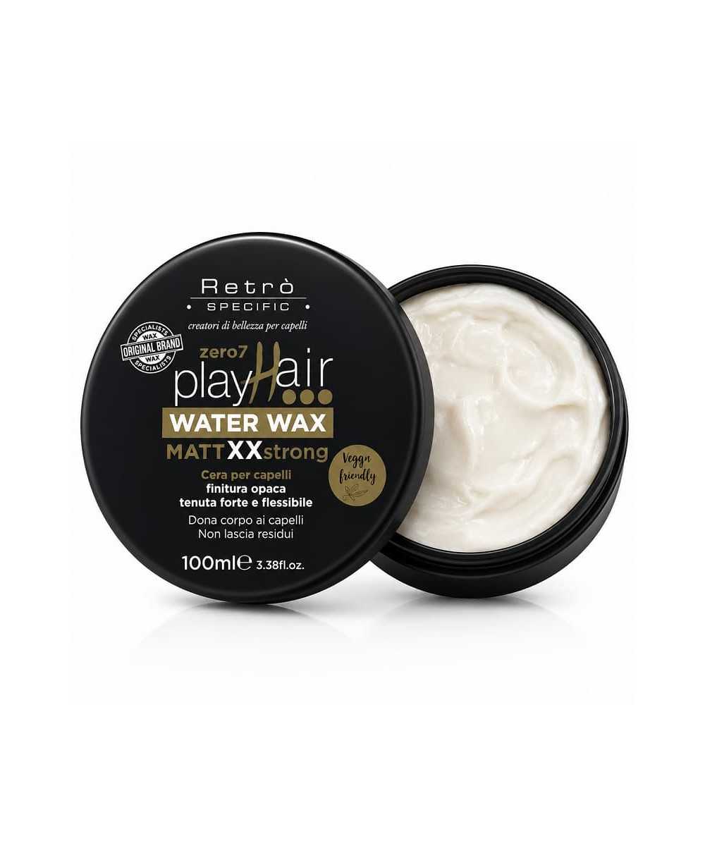 Retrò Professional Play Hair Water Wax Matt Strong Cera Per Capelli Finitura Opaca - 100 ml
