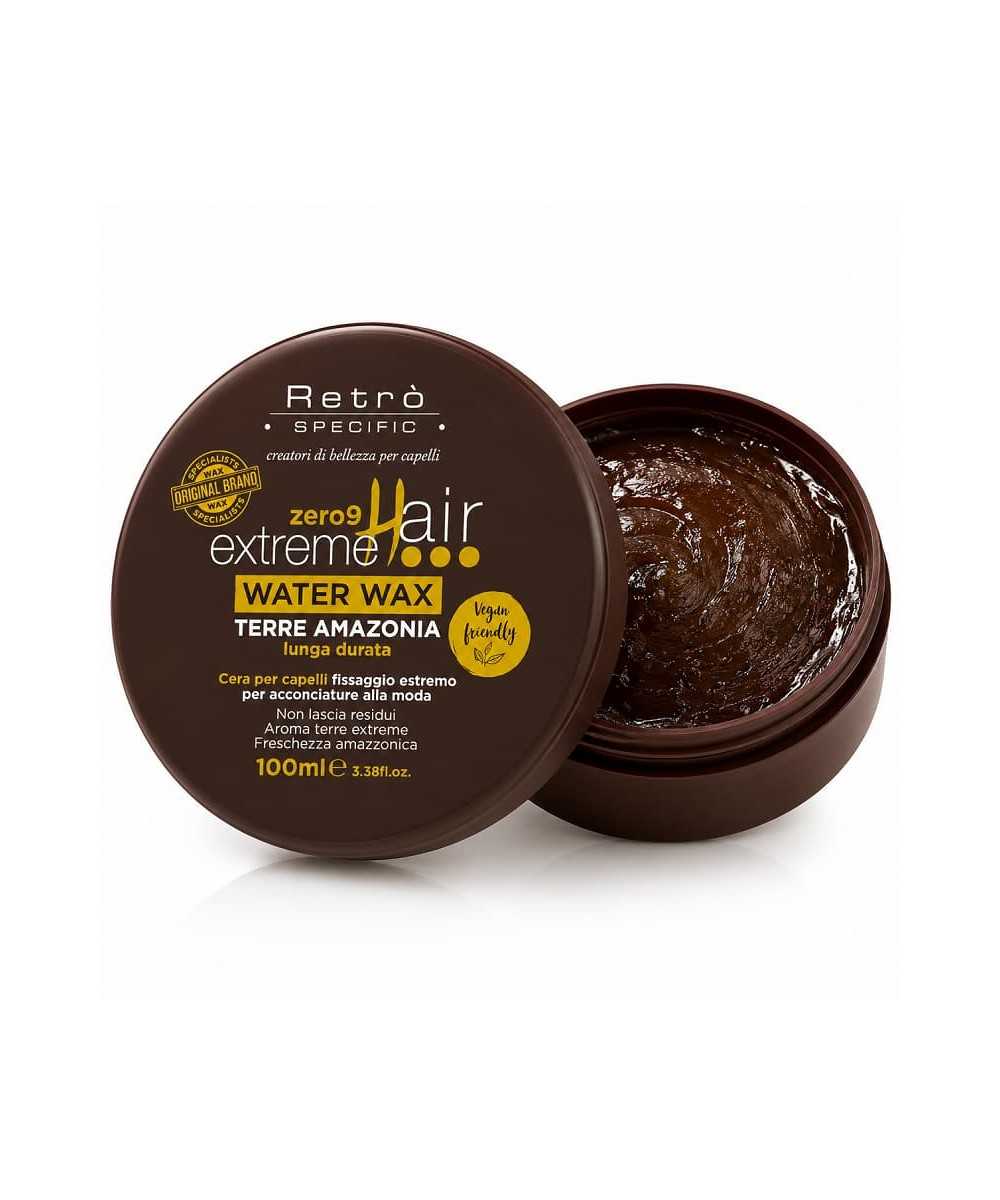Retrò Professional Play Hair Water Wax Cera Per Capelli Fissaggio Estremo Amazonia - 100 ml