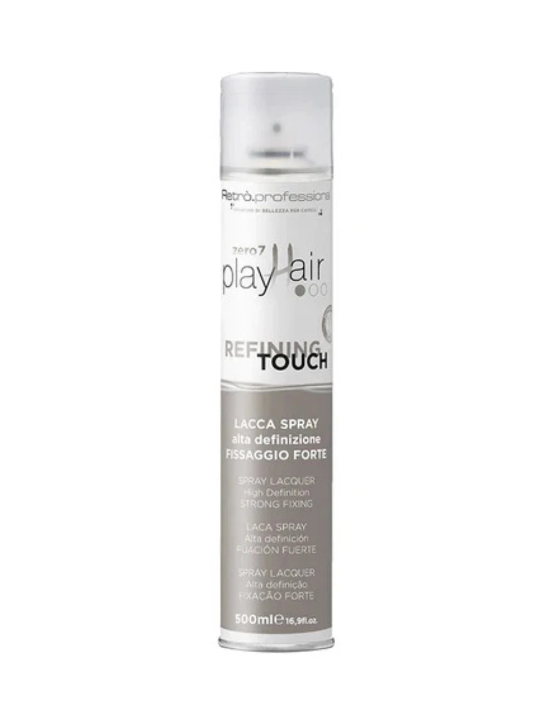 Retrò Professional Play Hair Refining Touch Lacca Spray Fissaggio Forte - 500 ml