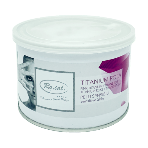 Ro.ial Cera Depilatoria Liposolubile -TITANIUM ROSA - Per Pelli Sensibili