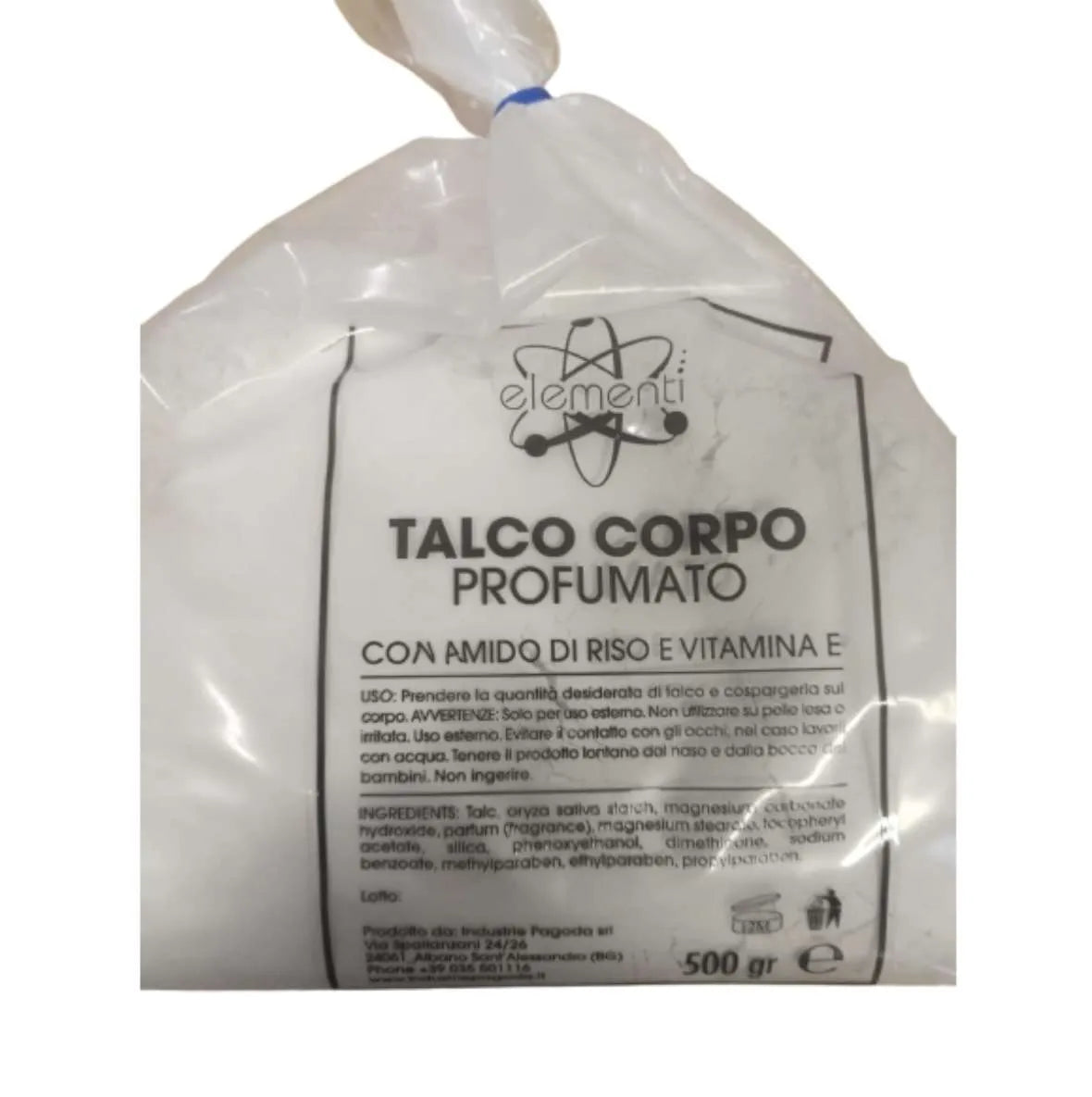 Monouso: Talco Corpo Profumato Con Amido Di Riso E Vitamina E - 500 gr